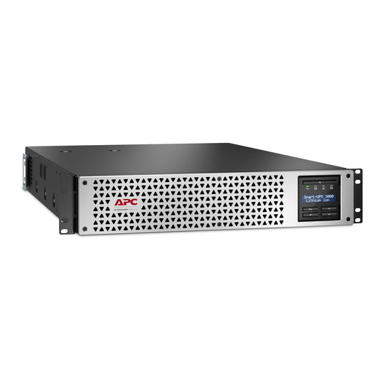 SMTL3000RMI2UC - APC Smart-UPS Line Interactive 3000VA, Lithium-ion, Rack, 2U, 230V, 8x IEC C13 + 1x IEC C19, SmartConnect+S…