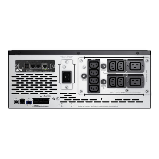 SMX2200HVNC - APC Smart-UPS X, Line Interactive, 2200VA, Rack/tower convertible 4U, 208V-230V, 8x C13+2x C19 IEC, Network ca…