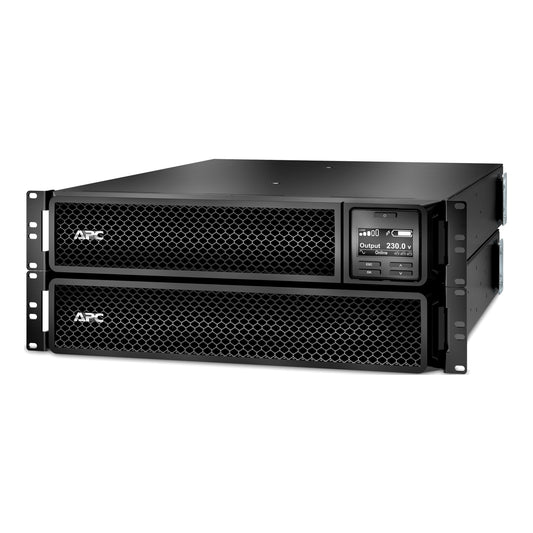 SRT3000RMXLI - APC Smart-UPS On-Line, 3kVA, Rackmount 2U, 230V, 8x C13+2x C19 IEC outlets, SmartSlot, Extended runtime, W/ r…