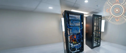 Single phase UPS being installed and commissioned in an Australian data centre