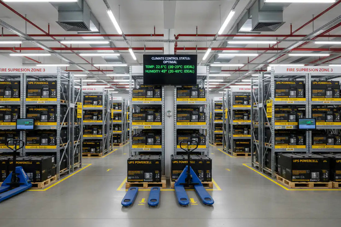 Optimum UPS battery storage 