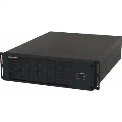 Socomec | NRT4-B100 | Netys RT4 EBM battery module for 8.5 / 10KVA, battery module rack mounted angled view