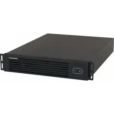 Socomec | NRT4-B030 | Netys RT4 EBM battery module for 2 / 3kVA, battery module rack mounted angled view