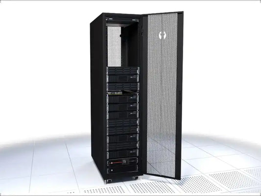 Vertiv Liebert GXE 6000-10000VA Online Double Conversion UPS, ups interior with stacked battery modules