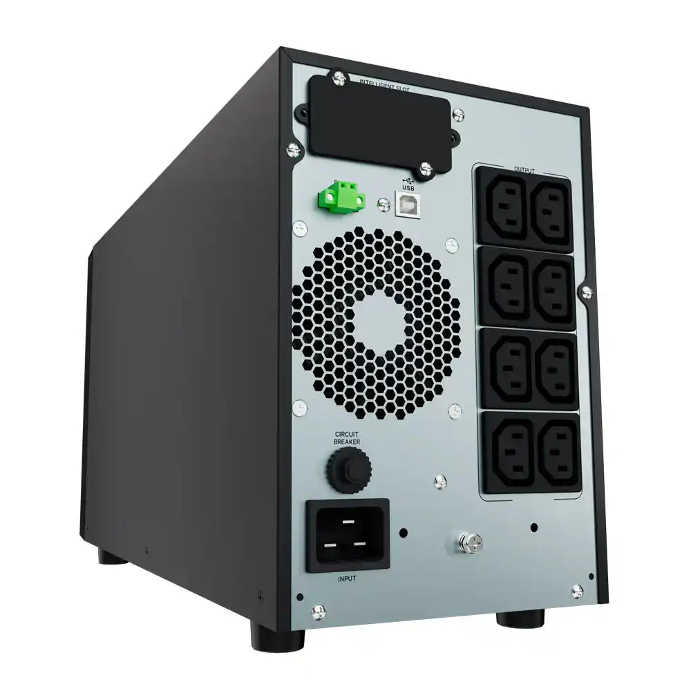 Vertiv Liebert GXE 1000-3000VA Online Double Conversion UPS, rack unit rear connections panel