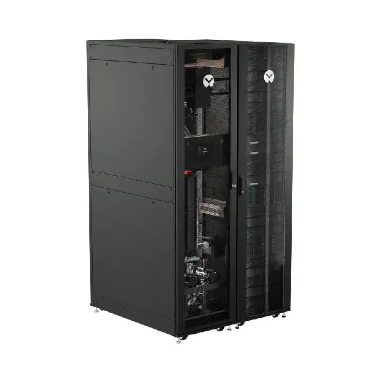 Vertiv™ CoolChip CDU, modular cooling cabinet arrangement
