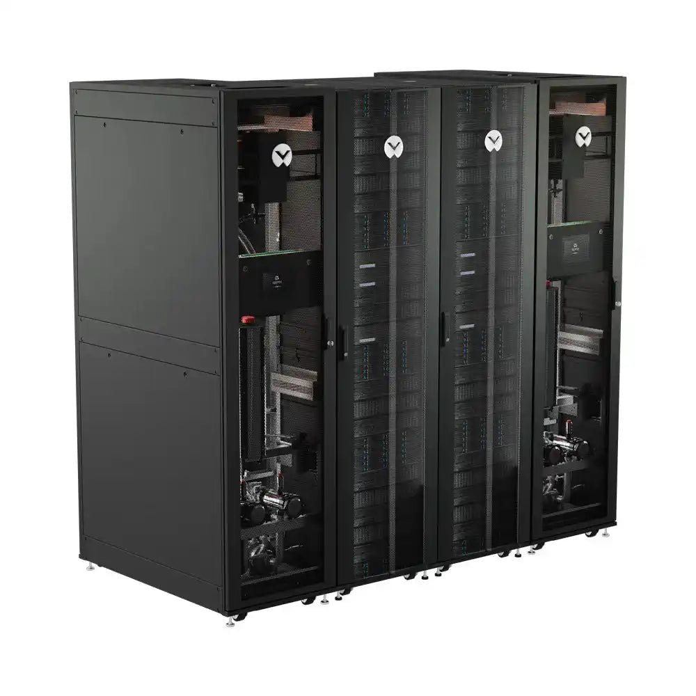 Vertiv™ CoolChip CDU, multi-unit cooling cabinet system