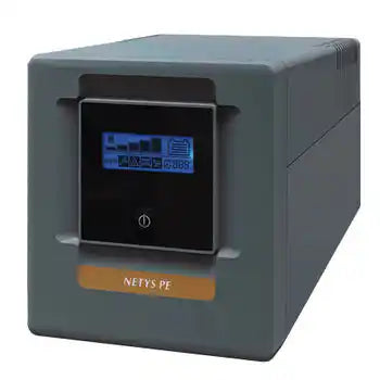 Socomec 1000VA Line-Interactive Tower UPS - 600W, tower unit with blue display panel