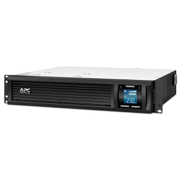 SMT3000RMI2UNC - APC Smart-UPS, Line Interactive, 3kVA, Rackmount 2U, 230V, 8x IEC C13+1x IEC C19 outlets, Network Card, AVR, LCD