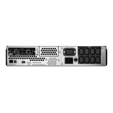 SMT3000RMI2UNC - APC Smart-UPS, Line Interactive, 3kVA, Rackmount 2U, 230V, 8x IEC C13+1x IEC C19 outlets, Network Card, AVR, LCD