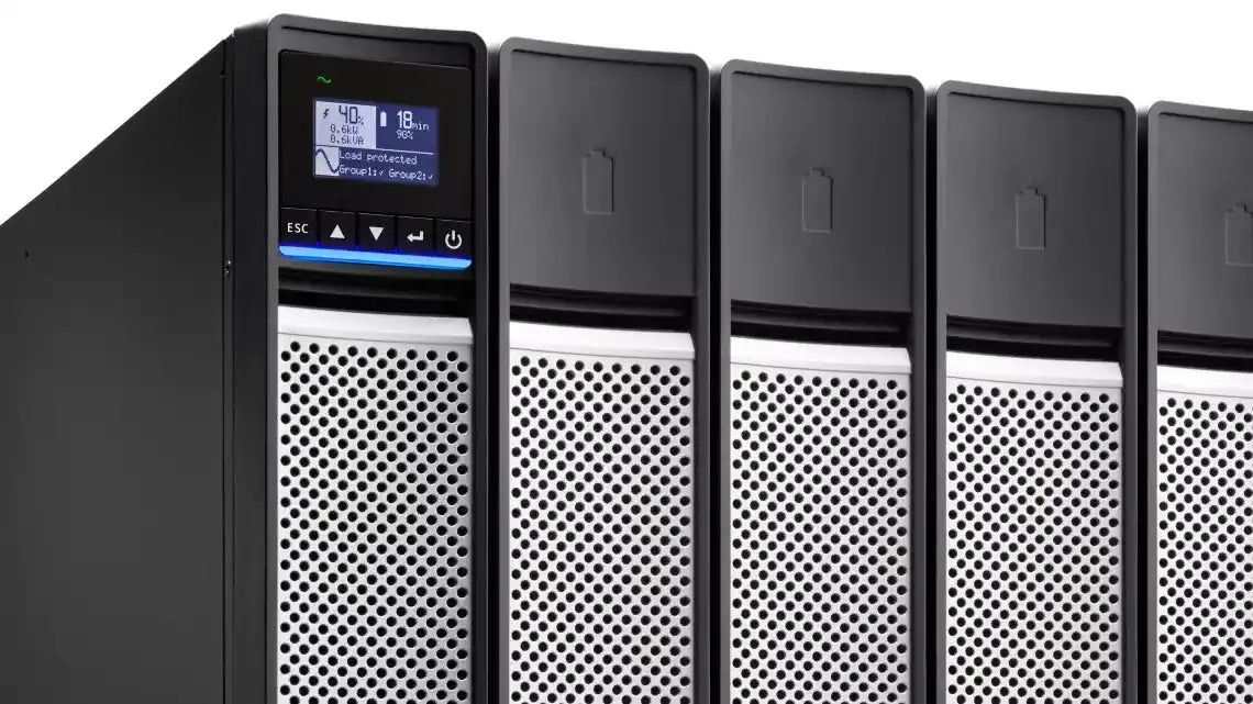 Eaton 5PX Gen2 UPS, multiple rack mounted units front view