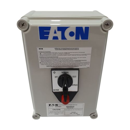 6000MBS2 Eaton 6kVA Hardwired interlocked external bypass w/sep byp input (max 6mm2)