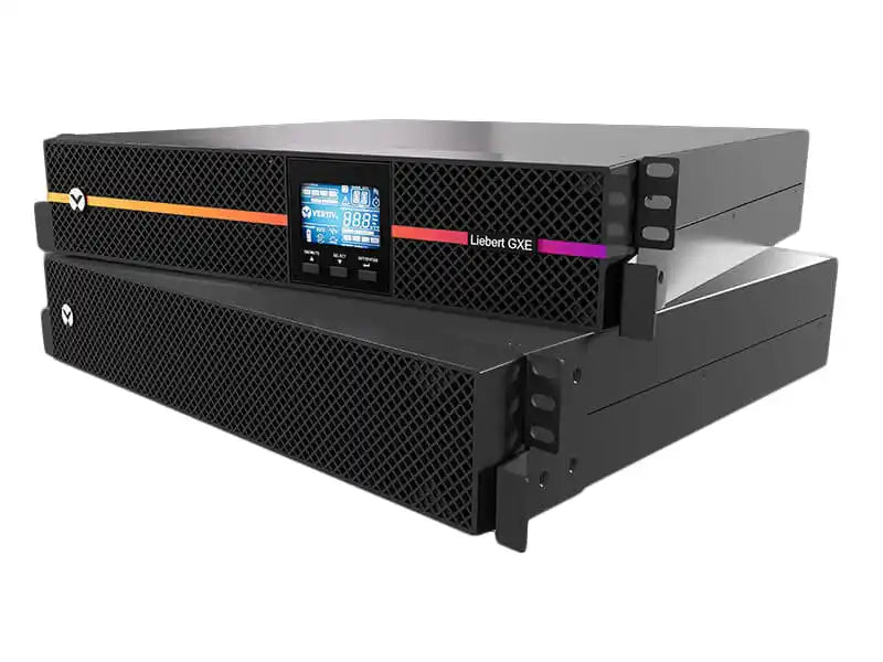 Vertiv Liebert GXE 1000-3000VA Online Double Conversion UPS, rack unit overhead view