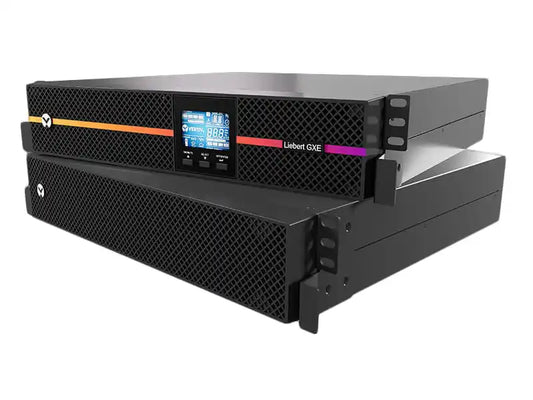 Vertiv Liebert GXE 1000-3000VA Online Double Conversion UPS, rack unit overhead view