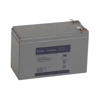 Eaton 52UPS12V34WFR 12V 9Ah Sealed Lead Acid, sealed lead acid battery angled view