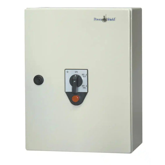 PS3MBSCPB30K MBS Change Over, Push Button interlock, 3 Phase, 30kVA, light metal enclosure with control panel