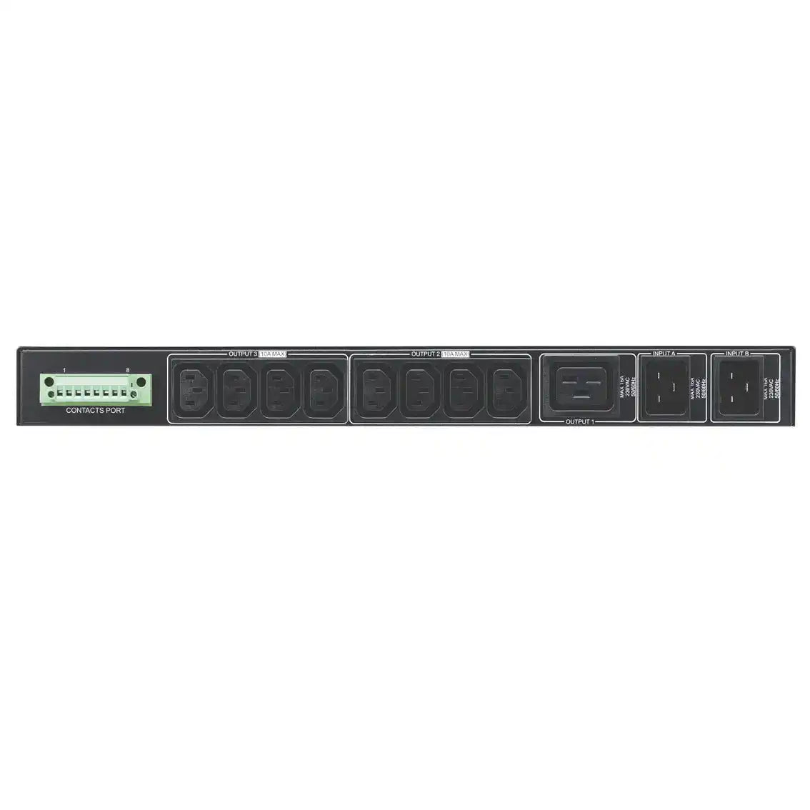 PSATS3K PowerShield ATS 3kVA, black tower unit angled three-quarter view