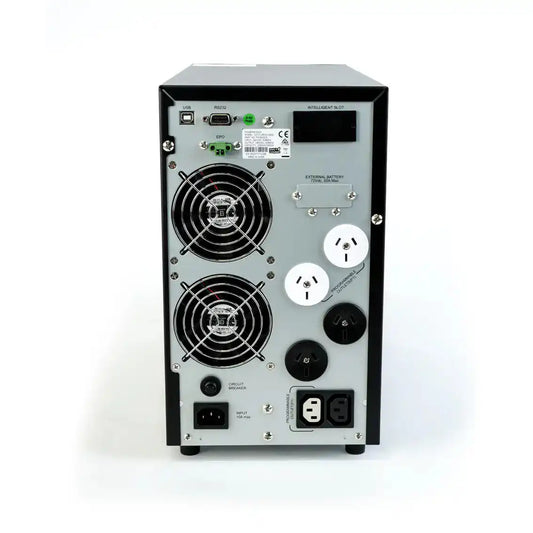 PSCE2000 - PowerShield Centurion 2000VA, rear panel with fans and outlets