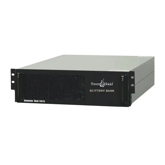Extended battery module for PSCER6000 & PSCER10K, rack-mounted battery unit side view