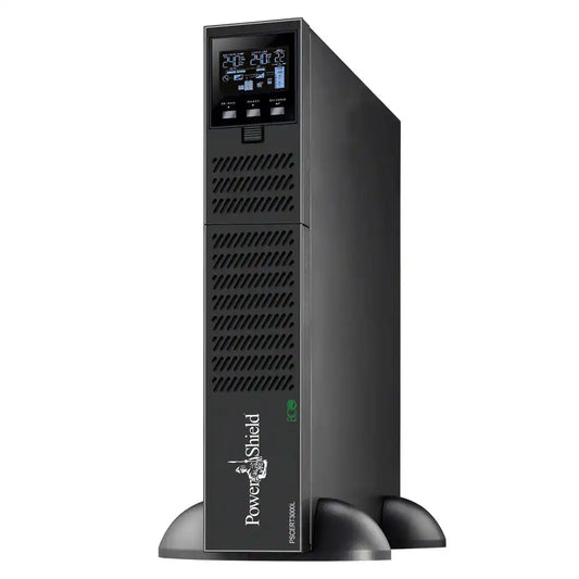 PSCERT3000L - PowerShield Centurion RT 3000VA Long Run, tall tower equipment, front angle view