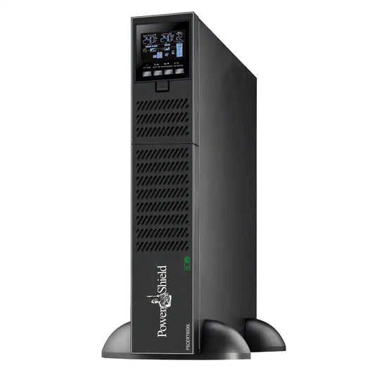 PSCERT6000L - PowerShield Centurion RT 6000VA Long Run, large tower equipment, front angle view