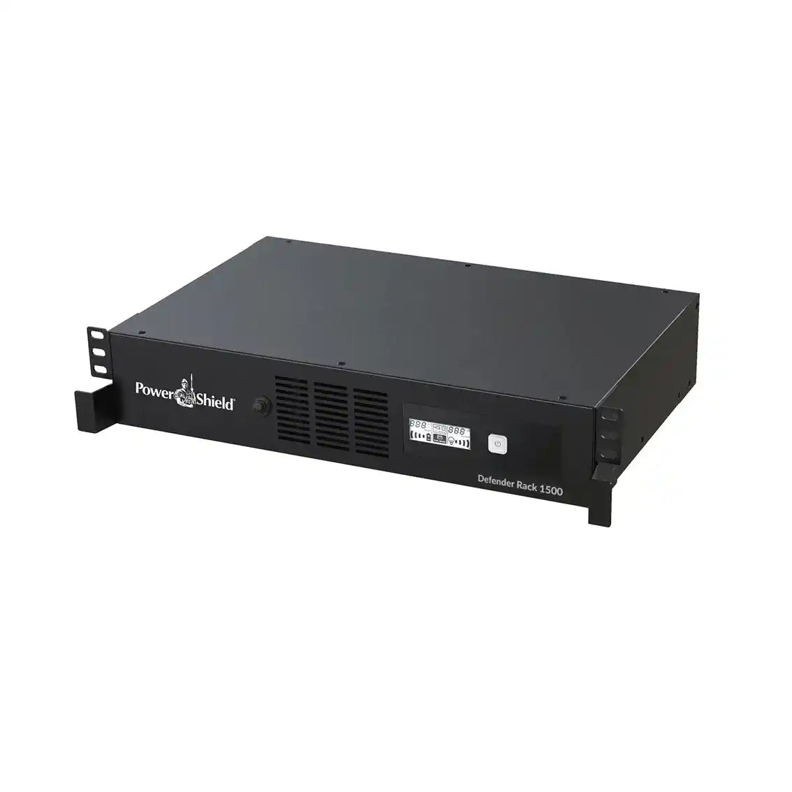 PowerShield Defender Rackmount 1500VA UPS | PSDR1500, rackmount chassis top angled view