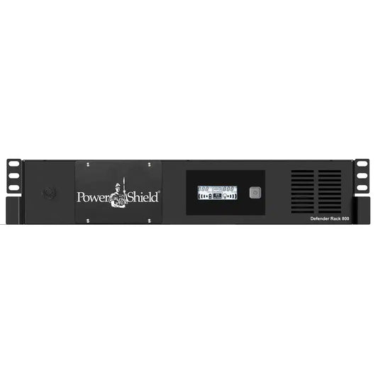 PowerShield Defender Rackmount 800VA UPS, rackmount rear panel with cooling fan