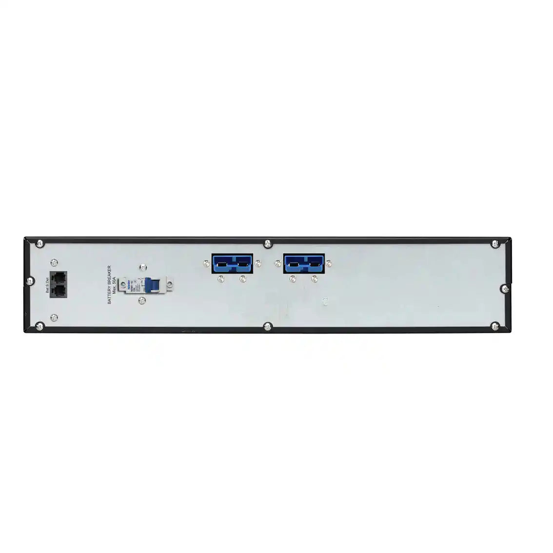 Extended battery module for PSCRT3000, PSCERT2000 & PSCERT3000, battery unit rear panel showing connections