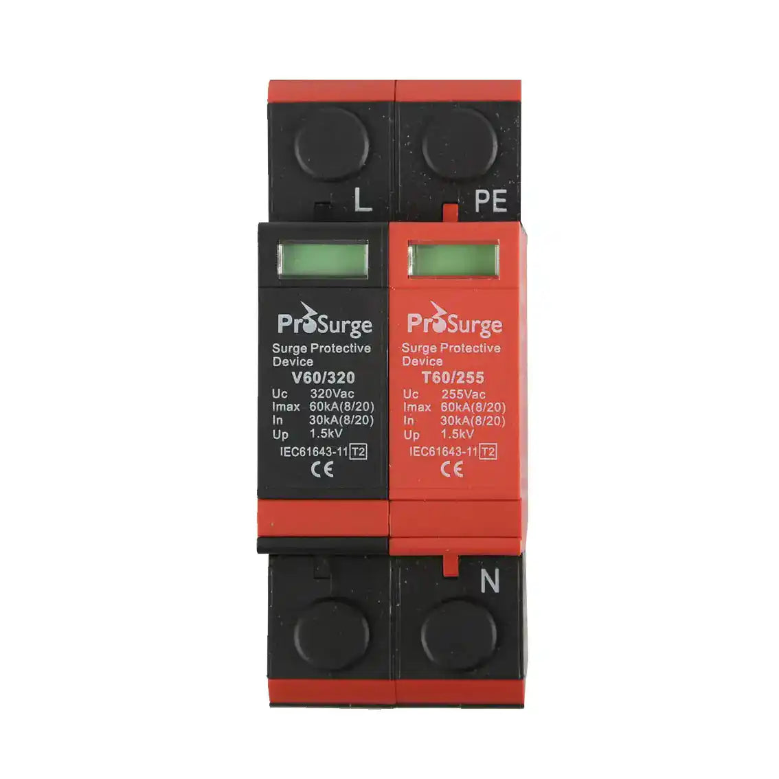 PowerShield 60kA Single Phase Surge Diverter, surge diverter module and panel unit