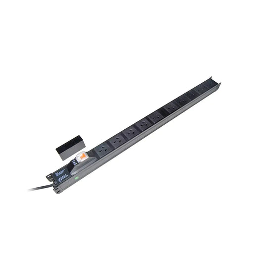 15 Way Vertical PDU with 15 Australian Sockets, 10A Input