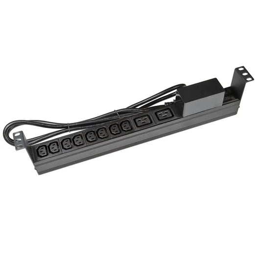 10 Outlet Horizontal IEC PDU C20 Input