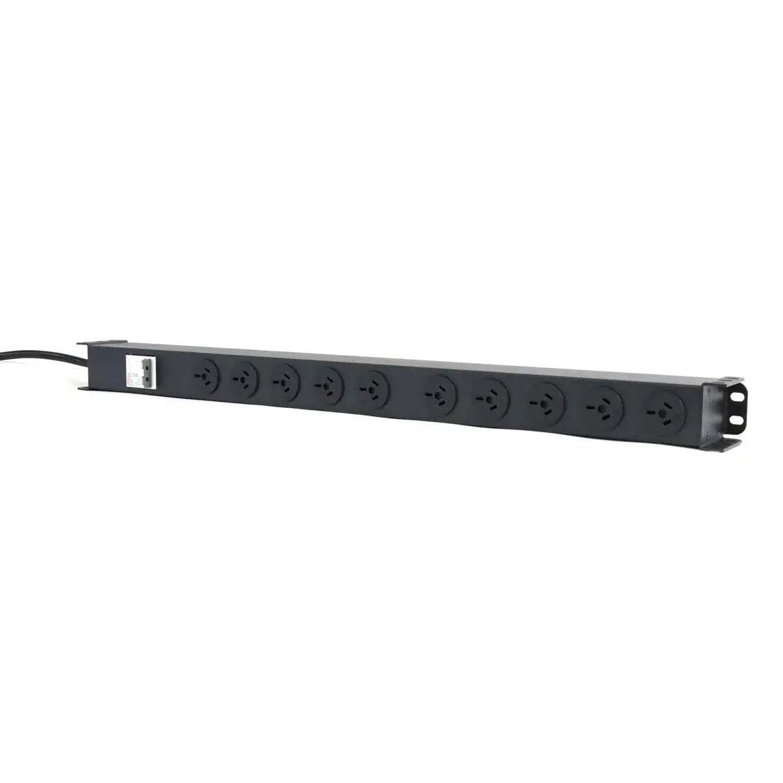 10 Way Vertical PDU with 10 Australian Sockets, 15A Input