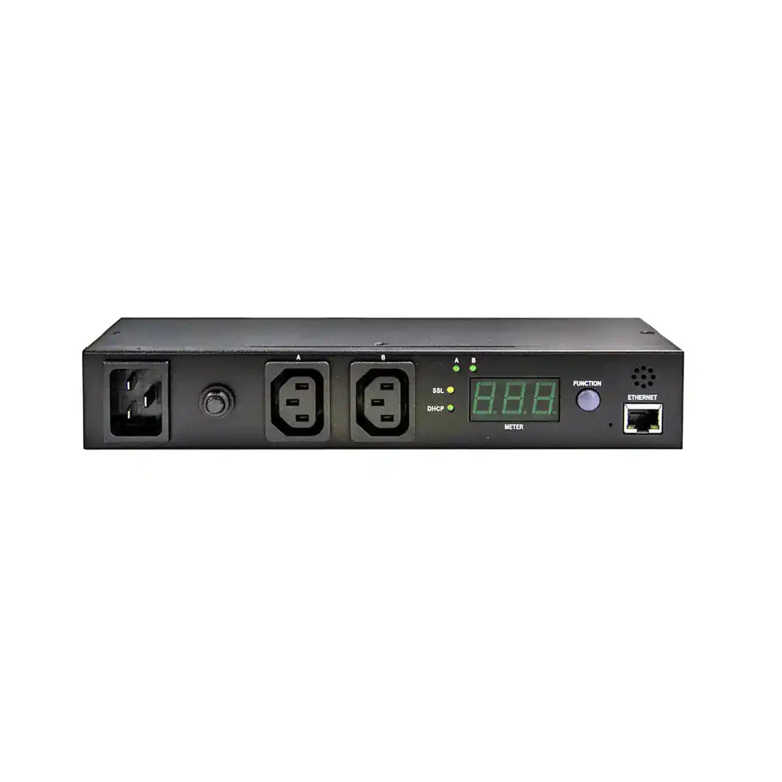 Network Switched PDU, rackmount chassis angled view