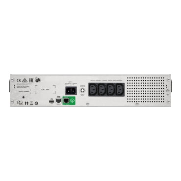 SMC1000I-2UC - APC Smart-UPS C, Line Interactive, 1000VA, Rackmount 2U, 230V, 4x IEC C13 outlets, SmartConnect port, USB and Serial communication, AVR, Graphic LCD