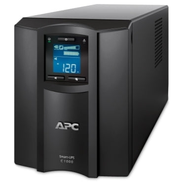 SMC1000IC - APC Smart-UPS C, Line Interactive, 1000VA, Tower, 230V, 8x IEC C13 outlets, SmartConnect port, USB and Serial communication, AVR, Graphic LCD