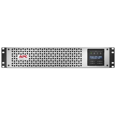 SMTL3000RMI2UC - APC Smart-UPS Line Interactive 3000VA, Lithium-ion, Rack, 2U, 230V, 8x IEC C13 + 1x IEC C19, SmartConnect+SmartSlot, AVR, LCD