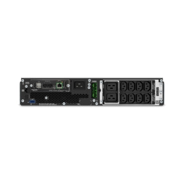 SRT2200RMXLI-NC - APC Smart-UPS On-Line, 2200VA, Rackmount 2U, 230V, 8x C13+2x C19 IEC outlets, Network Card, Extended runtime, W/ rail kit