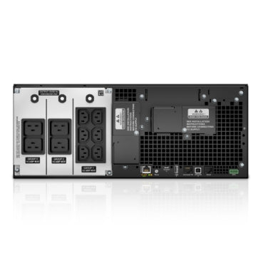 SRT6KRMXLI - APC Smart-UPS On-Line, 6kVA/6kW, Rackmount 4U, 230V, 6x C13+4x C19 IEC outlets, Network Card+SmartSlot, Extended runtime, W/ rail kit