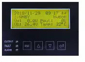 TC-3000 High Temperature UPS| High Temperature UPS, lcd display control interface screen