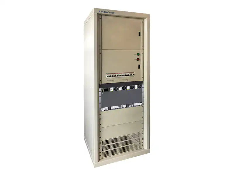 NetSure Retrofit, tall cabinet with open panel