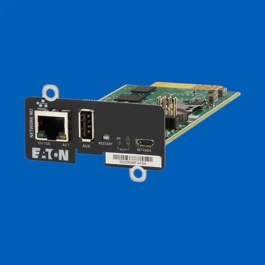 Eaton Network M2, network interface card three-quarter view