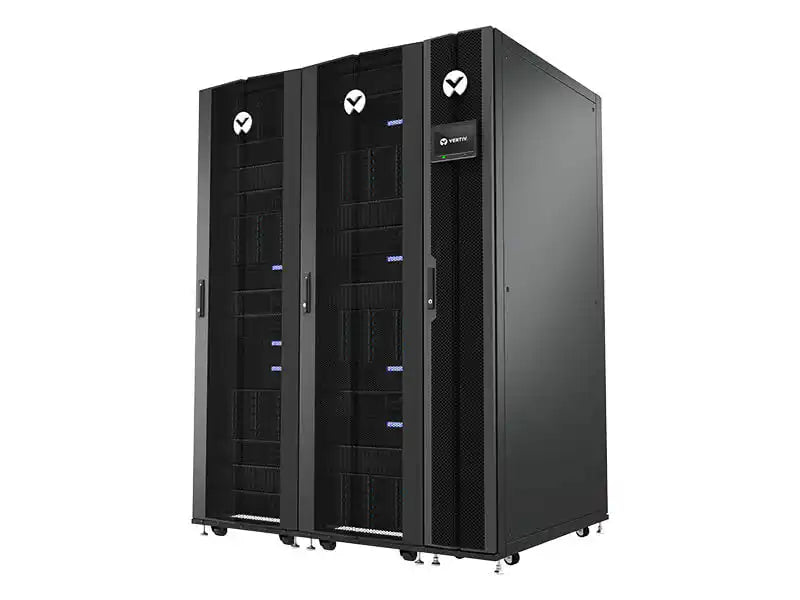 Vertiv Liebert CRV In-Row Cooling System 10-50kW, multiple cabinets cluster arrangement