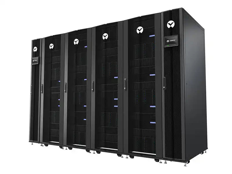Vertiv Liebert CRV In-Row Cooling System 10-50kW, multiple units in row arrangement