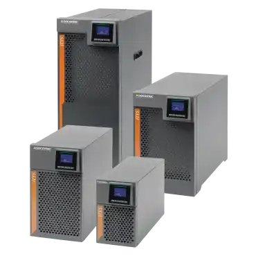 SOCOMEC ITYS, tower ups units different sizes arranged