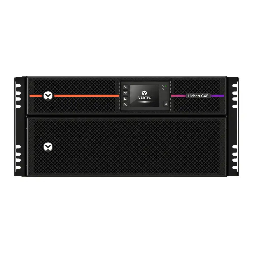 Vertiv Liebert GXE 6000-10000VA Online Double Conversion UPS, rack-mounted unit front view