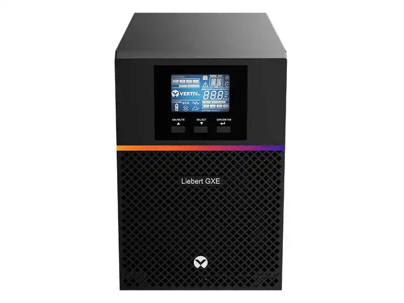 Vertiv Liebert GXE 6000-10000VA Online Double Conversion UPS, compact rectangular unit front view
