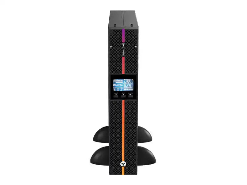 Vertiv Liebert GXE 1000-3000VA Online Double Conversion UPS, tower cabinet front view