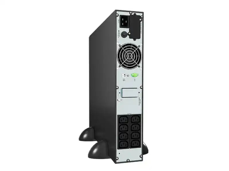 Vertiv Liebert GXE 1000-3000VA Online Double Conversion UPS, front angled view of tower unit