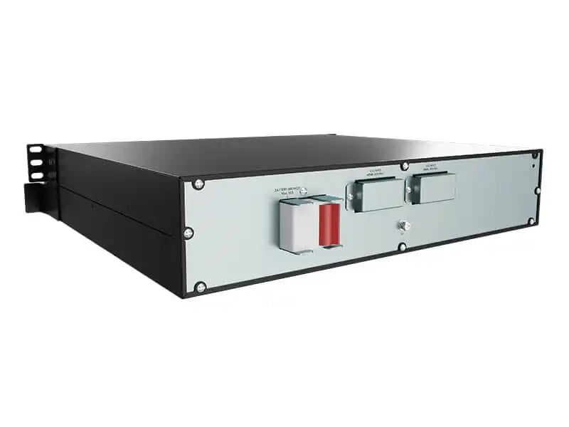 Vertiv Liebert GXE 1000-3000VA Online Double Conversion UPS, rack unit angled overhead view
