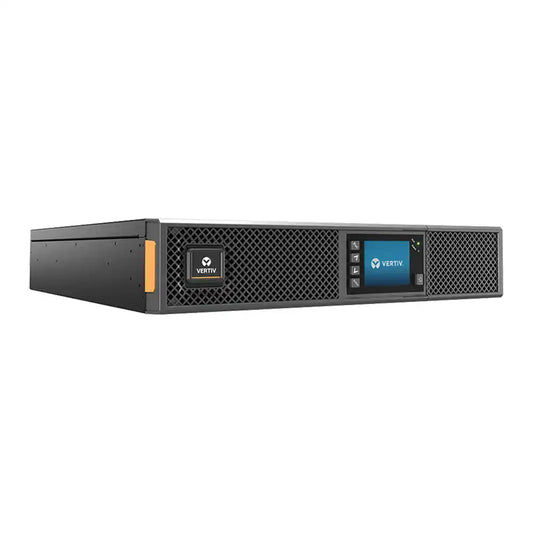 Vertiv Liebert GXT5-3000IRT2UXL 3000VA Online Double Conversion UPS, tower ups with lcd screen front